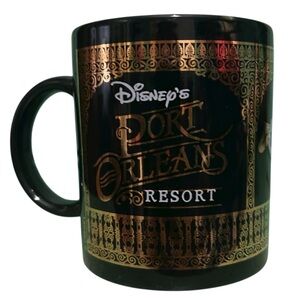 Walt Disney World Disney’s Port Orleans Resort Mug Jazz New Orleans Black Gold